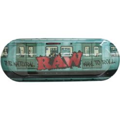 METAL SKATE DECK ROLLING TRAY/ GRAFFITI- RAW AUTHENTIC