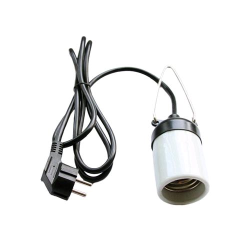 PORTA LAMPADA A SOSPENSIONE PER BULBO CFL- CAVO 2 MT- AIRONTEK