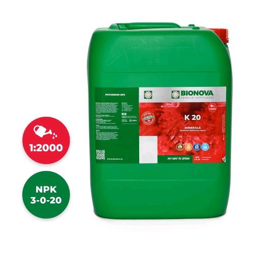 K 20- POTASSIO 20% 20 L- BIONOVA