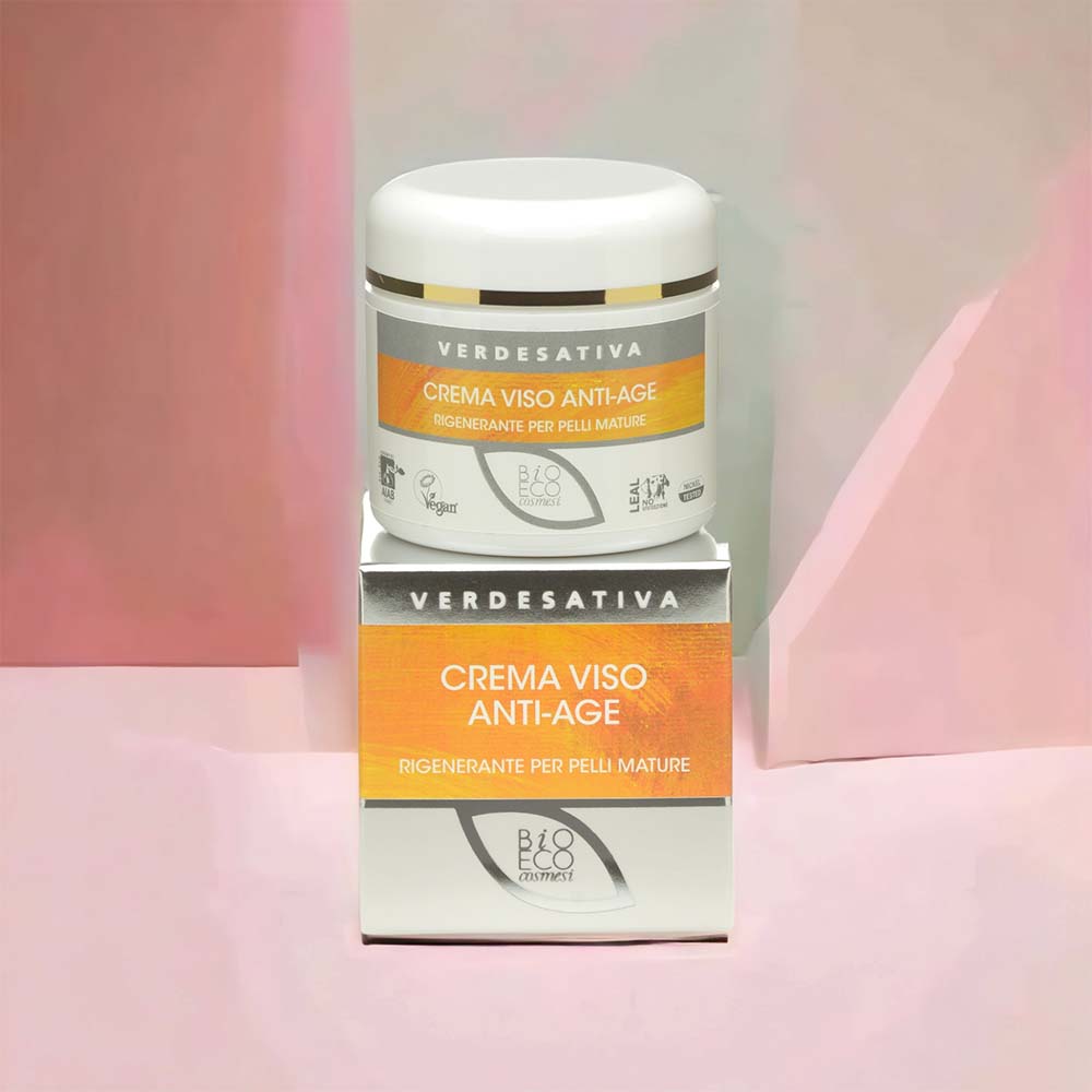 CREMA VISO ANTI-AGE 50 ML- VERDESATIVA