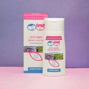 LATTE CORPO BAMBINI E NEONATI IDRATANTE E PROTETTIVO 150 ML- VERDESATIVA