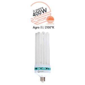G- SHOCK 400W AGRO- LAMPADA CFL A BASSO CONSUMO- 2100°K- CULTILITE