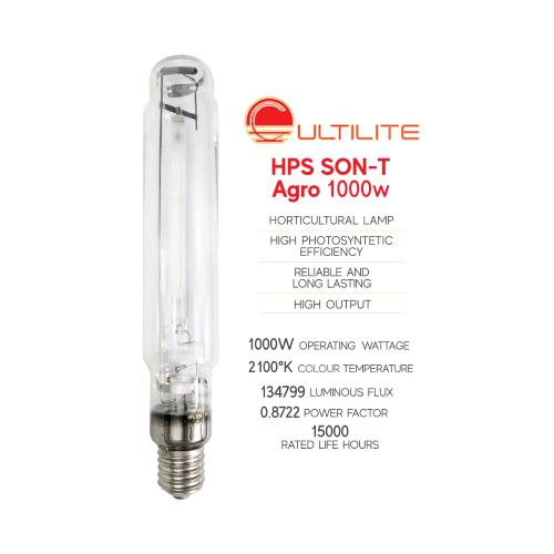BULBO HPS SON-T - AGRO- 1000W- CULTILITE - immagine 2